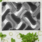 Mercury u. Zobel-Geschirrtuch durch Künstler C.L. Handtuch (Gefaltet)