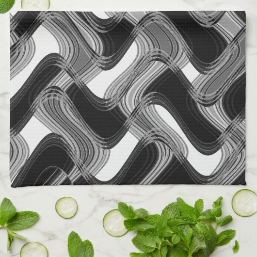 Mercury u. Zobel-Geschirrtuch durch Künstler C.L. Handtuch (Gefaltet)