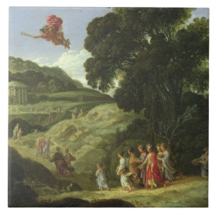 Mercury und Herse, c.1605-08 (Öl auf Leinwand) Fliese