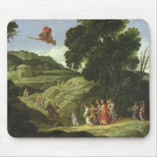 Mercury und Herse, c.1605-08 (Öl auf Leinwand) Mousepad
