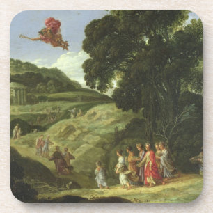 Mercury und Herse, c.1605-08 (Öl auf Leinwand) Untersetzer