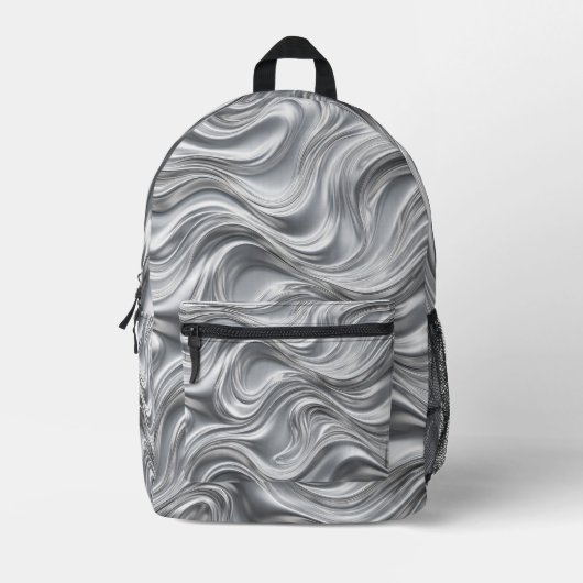 Mercury Wave Mirror Backpack Bedruckter Rucksack (Vorderseite)