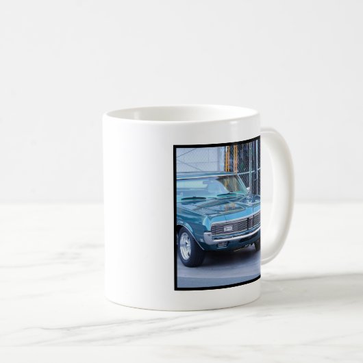 Mercurycougar-Automobil-Tasse Kaffeetasse (VorderseiteRechts)