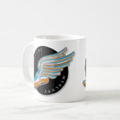 Mercurys Flügel Kaffeetasse (Vorderseite Links)