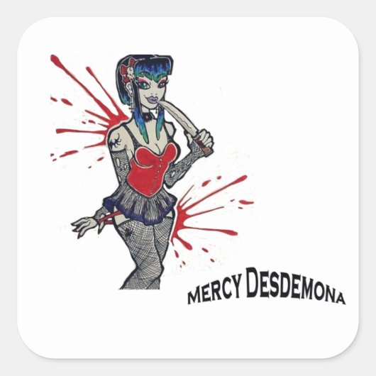 Mercy Desdemona: Murder Tramp Sticker (Vorderseite)
