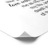 Mercy Psalm 23:6 Fountain Poster (Ecke)