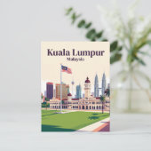 Merdeka-Platz, Kuala Lumpur, Malaysia Postkarte (Stehend Vorderseite)