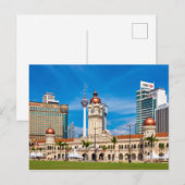 Merdeka-Platz Postkarte (Vorne/Hinten)
