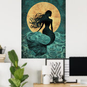 Merdmaid Illustration Poster (Heimbüro)