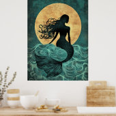 Merdmaid Illustration Poster (Küche)