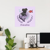 Merdog, Meerjungfrau, Prinzessin, Kinderzimmer Roo Poster (Heimbüro)