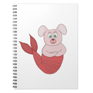 Merdog Merdawg Merman Fish Dog Notizblock