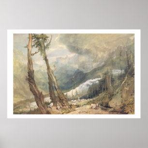 Mere de Glace, im Tal von Chamouni, Switzerl Poster