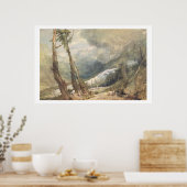 Mere de Glace, im Tal von Chbeliefern, Schweiz Poster (Küche)