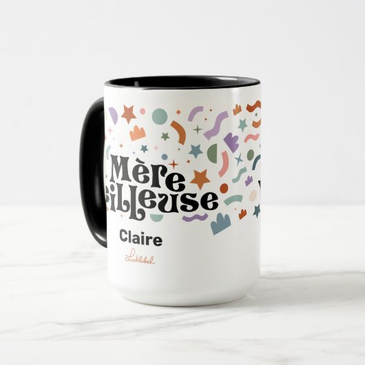 Mère Veilleuse Zwei-Tone-Tasse Tasse (Vorderseite Links)