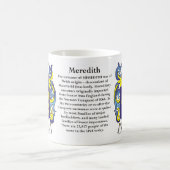 Meredith Familien-Wappen Tasse (Mittel)