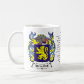 Meredith Familien-Wappen Tasse (Links)