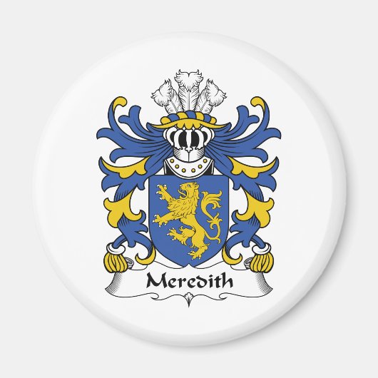 Meredith Familienwappen Magnet (Vorne)