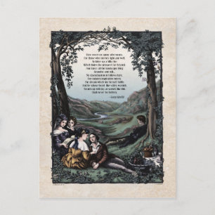 Meredith "Pastorals" Viktorianische Postkarte