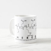 Meredith Peptidname Tasse (Vorderseite Links)