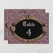 Meredith Rue Tischnummer Card (Vorne/Hinten)