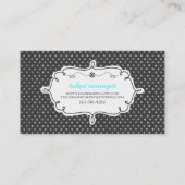 Merediths Visitenkarten Visitenkarte (Rückseite)