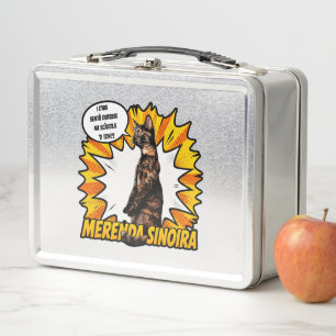 Merenda Sinoira Cat – Torino Vintage Pop Art Metall Brotdose