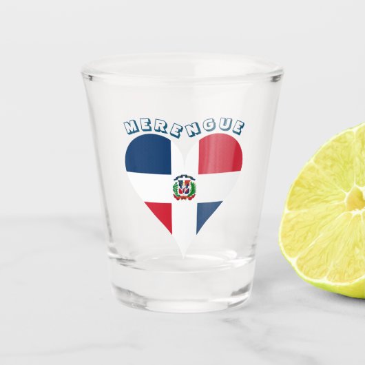 Merengue Amor Schnapsglas (Vorderseite)