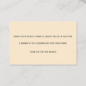 Merengue Bäckerei Bäckerei Konditorei Koch Visitenkarte (Rückseite)