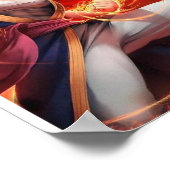Mereoleona Vermillion Feuerzauberei Poster (Ecke)