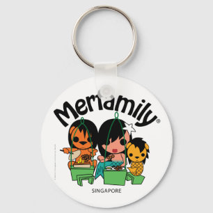 Merfamilie® Singapore Satay Schlüsselanhänger