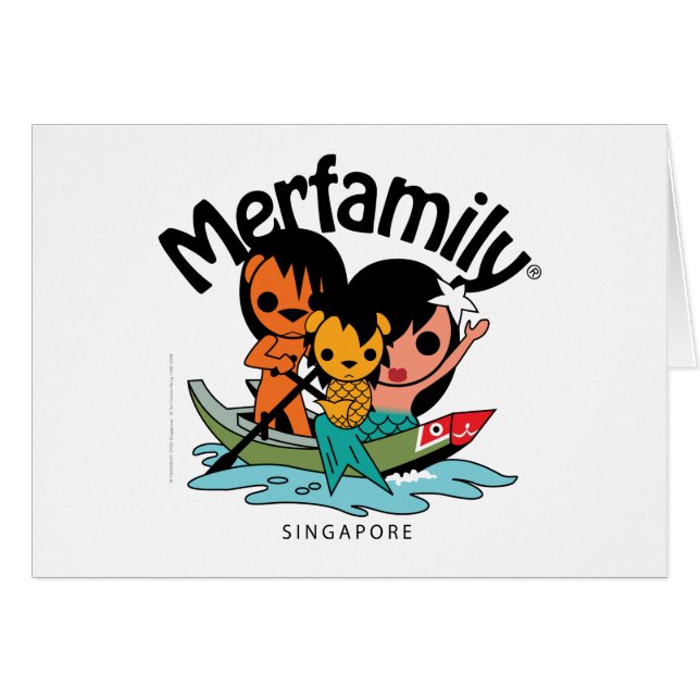 Merfamilie® Singapur Sampan (Vorderseite (Horizontal))