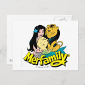 Merfamily® Basic Postkarte (Vorne/Hinten)