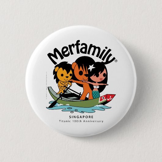 MERFAMILY® Singapur "Titanic Keepake" Button (Vorderseite)