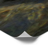 Merganser Bird Print Poster (Ecke)