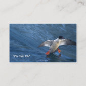 Merganser Duck Business Card Visitenkarte (Rückseite)
