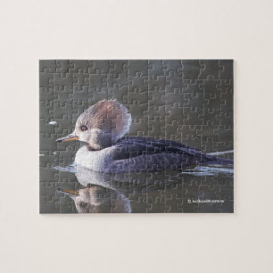 Merganser-Duck-Female am See Puzzle
