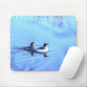 Merganser Ducks Mousepad (Mit Mouse)