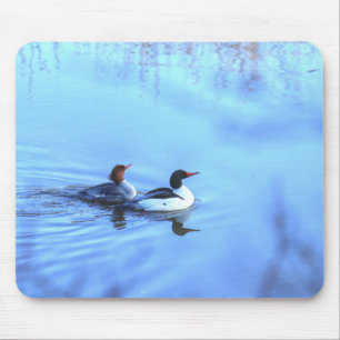 Merganser Ducks Mousepad
