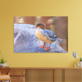 Merganser Leinwanddruck (Insitu (Wohnzimmer))