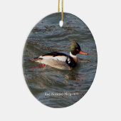 Merganser-Ornament Keramik Ornament (Rechts)