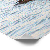 Merganser-Poster Poster (Ecke)