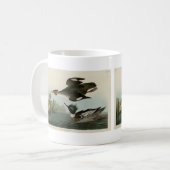 Merganser, Rotbrüste, Audubons Vögel von Amerika Kaffeetasse (Vorderseite Links)