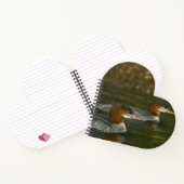 Merganser Spiral Notebook Notizblock (Innenseite)
