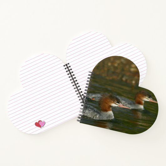 Merganser Spiral Notebook Notizblock (Innenseite)