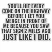 Merge Custom-Cut Vinyl Sticker (Vorderseite)