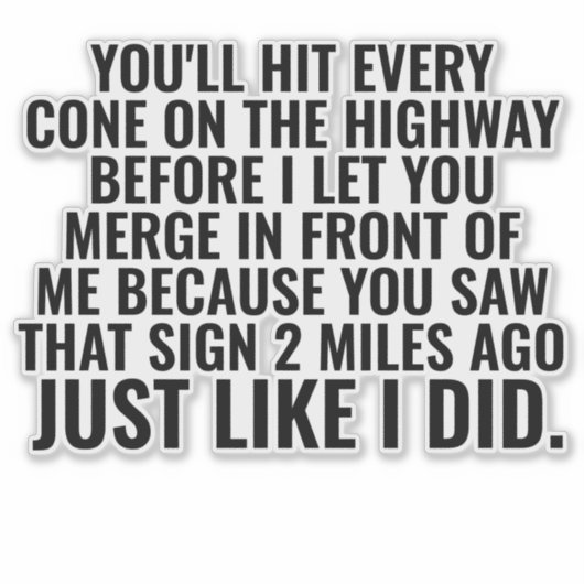 Merge Custom-Cut Vinyl Sticker (Vorderseite)