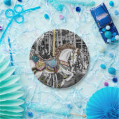 Mergo Round Carousel Pappteller (Party)