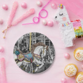 Mergo Round Carousel Pappteller (Party)