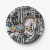 Mergo Round Carousel Pappteller (Vorderseite)